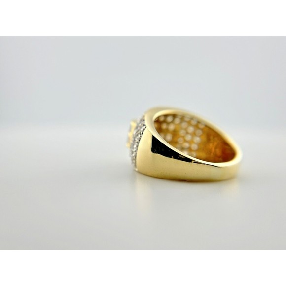 2ctw Baguette & Round Diamond Channel Set Band Ring in 18K Yellow Gold Size 7.5 - Picture 7 of 14